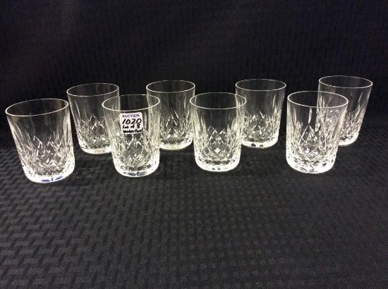 Lot of 8 Signed Waterford Tumblers