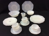 Set of White Sweetheart Monax Dishes (Approx. 30