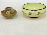 Pair of Glassware Pieces Including