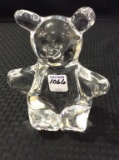 Heavy Crystal Daum France Bear