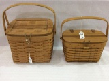 Lot of 2 Longaberger Baskets Including