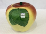 Apple Design Cookie Jar w/ Lid