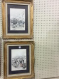 Lot of 2 Framed Pictures by