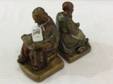 Armour Bronze Statue Bookends