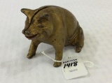 Iron Pig Bank (Approx. 3 Inches Tall)