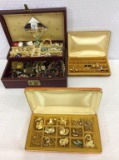 Lot of 3 Jewelry Boxes Filled w/ Ladies Costume