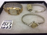 Lot of 3 Wrist Watches Including