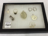 Group of Sterling Silver/ 925 Ladies Jewelry