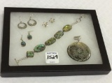 Collection of Sterling Silver/925 Ladies Jewelry