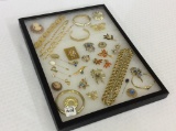 Collection of Ladies Gold Costume Jewelry