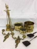 Lg. Group of Brassware Items