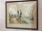 Framed-Signed Landscape Watercolor