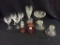 Group Including Lot of 4 Crystal Wine Glasses