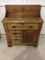 Spoon Carved Antique Commode Cabinet