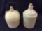 Lot of 2 Stoneware 1/2 Gal Jugs