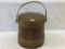 Wood Sugar Bucket w/ Lid & Handle