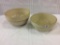 Lot of 2 Lg. Crock Bowls