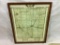 Framed Copy of Map of La Salle Co.