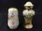 Lot of 2 Hand Painted Floral Painted