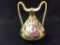 Hand Painted Nippon Floral Design Vase