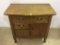 Sm. Oak Commode Type Dresser