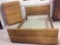 Two Piece Wood Bedroom Set Including