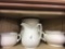Lot of 4 White Ironstone Pieces-Chamber Pot