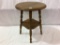 Sm. Round Oak Child's Size Lamp Table