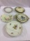 Lot of 9 Hand Painted Plates & Dishware Including