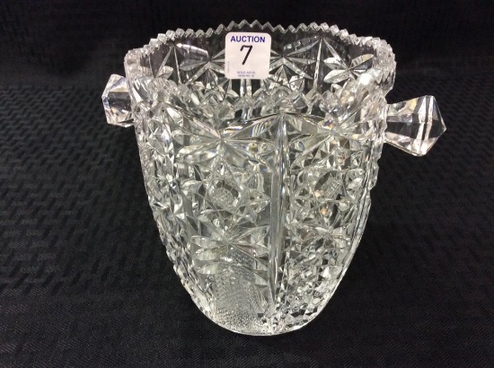 Sm. Cut Glass Ice Bucket