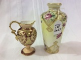 Lot of 2 Including Hand Painted Nippon