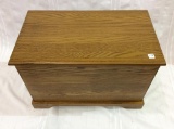 Sm. Lift Top Wood Box (Approx. 19 Inches Tall X