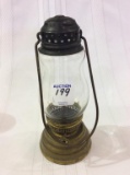 Sm. Brass Kerosene Lantern (Bottom Edge Indented