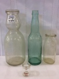 Lot of 4 Bottles Including One Qt. Cream Top