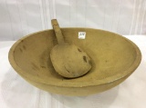 Wood Bowl w/ Ladle