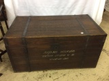 Very Lg. Immigrants Trunk w/ Original