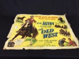 Vintage 1951 Gene Autry Movie Poster by Columbia