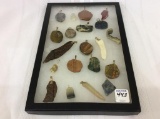 Group of 20 Various Geo Stones-Made into