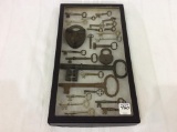 Collection of Various Size Skeleton Keys