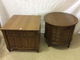 Lot of 2 Wood End Tables