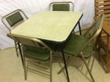 Card Table & 4 Chairs (Local Pick UP Only)