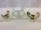 Lot of 3 Chicken Design Collectibles Including
