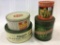 Lot of 4 Lg. Adv. Tins Including 2-Hormel,