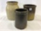 Lot of 3 Stoneware Pieces Including Jar