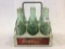 Metal Coca Cola 6 Place Bottle Carrier w/ 6