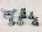 Lot of 6 Delft Blue & White Pieces Including