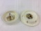 Lot of 2 Dutch Design Baby Feeding Dishes