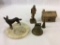 Lot of 5 Collectibles Including Dog Design