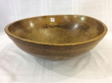 Lg. Vintage Wood Bowl (18 Inch Diameter