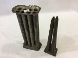 Lot of 2 Tin Candle Molds